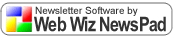 Newsletter Software by Web Wiz NewsPad™ version 1.02
